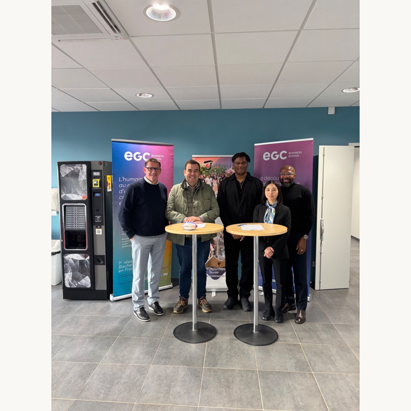 la signature d’une convention de partenariat avec le réseau EGC !